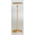  High Polish Finish Bronze Adjustable Pedestal Stand: 2515 Style - 32" to 53" Ht 