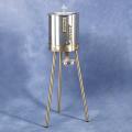  Satin Bronze Base Stainless Steel Holy Water Dispenser/Tank: 2610 Style - 46" Ht 