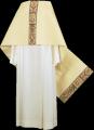  Beige Humeral Veil - Lined - Dupion Fabric 