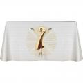  White Full Laudian Frontal - Risen Christ Motif - Lucia or Omega Fabric 