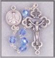  SAPPHIRE CRYSTAL KANT TANGLE ROSARY 