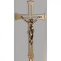  High Polish Finish Bronze Floor Processional Crucifix: Style 3059 - 91" Ht 