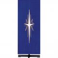  Blue Ambo/Lectern Cover - Advent Star Motif - Omega Fabric 