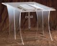  Acrylic Table Top Lectern - No Cross - 20" W 
