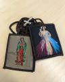  Divine Mercy & Our Lady of Guadalupe Brown Scapular 
