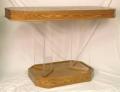  Communion Table - Wood Top & Base - "THIS DO IN REMEMBRANCE OF ME" - 5 Ft 