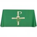  Green Full Laudian Frontal - Eucharist Motif - Lucia or Omega Fabric 