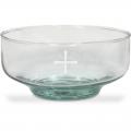  Glass Bowl Paten - 5 7/8" Ht 
