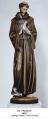  St. Francis of Assisi Statue in Linden Wood, 48" & 60"H 