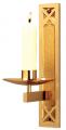  Consecration Candleholder | 2-1/2" X 13-1/2" | Bronze Or Brass | 1-1/2" Socket 