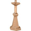  Paschal Candlestick | 28" | Brass Or Bronze | Hexagonal Column & Base 11" 