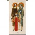  White Ambo/Lectern Cover - Holy Family Motif - Omega Fabric 