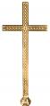  Processional Cross | 20” | Bronze Or Brass | Geometric Patten | 54” Staff 