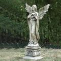  Garden Angel With Wreath Statue 