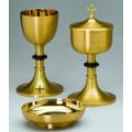  Chalice And Paten | Satin Gold Finish 