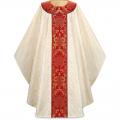 Beige Gothic Chasuble - Florence Fabric 