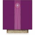  Purple "Advent Star" Altar Cover - Pius Fabric 