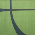  Green "Designed Cross" Altar Cover - Omega Fabric 