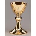  Grapevine & Flower of Passion Motif Chalice & Scale Paten 