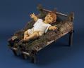  "Gowned Infant Jesus With Crib" for Christmas Nativity 