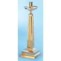  Paschal Candlestick | 29" | Brass Or Bronze | Ornate Square Column & Base 