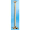  Paschal Candlestick | 48" | Brass Or Bronze | Square Column & Base 