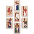  14 Stations of the Cross - Westerwald Clay - Ploychrome Finish 