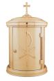  Tabernacle | 21" x 12" | Bronze | Dome Style With Chi Rho 