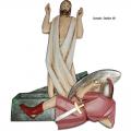  15th Station of the Cross - Risen Christ - Polyester - Polychrome Finish 
