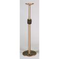  Fixed Satin Finish Floor Bronze Candlestick: 5757 Style - 1 1/2" Socket 