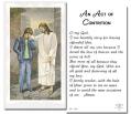  "An Act of Contrition, Boy" Prayer/Holy Card (Paper/100) 