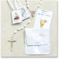  WHITE FIRST COMMUNION ROSARY SET 