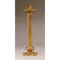  Rich Gilt Finish High polish Bronze Altar Candlestick: 6193 Style - 12" to 36" Ht - 1 1/2" Socket 