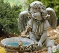  Garden Solar Angel Bird Bath 