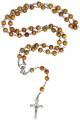  Rosary - Olive Wood - Grain Type Beads - 3 pc 