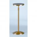  High Polish Finish Bronze Adjustable Pedestal Stand: 6497 Style - 31" to 52" Ht 