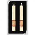  Holy Cross of San Damiano Paschal Side Candles 1 1/2" x 12" 