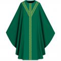  Green "Assisi" Chasuble - Orphrey - Elias Fabric 