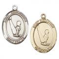  St. Christopher/Gymnastics Oval Neck Medal/Pendant Only 