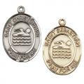  St. Christopher/Swimming Oval Neck Medal/Pendant Only 