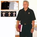  Long Sleeve Clergy/Deacon Polo Shirts (100% Cotton) 