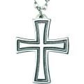  Flared Cross - Sterling Silver 