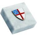  Episcopal Shield Paperweight, 2" x 2" 
