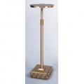  Combination Finish Bronze Adjustable Pedestal Stand: 9725 Style - 32" to 53" Ht 