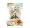  HOLY CHRISTMAS-INFANT JESUS WITH MARY GREETING CARDS (10 PC) 