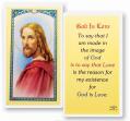  "God is Love" Laminated Prayer/Holy Card (25 pc) 