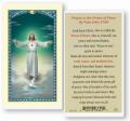  "Prayer to the Prince of Peace" Laminated Prayer/Holy Card (25 pc) 