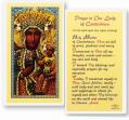  "Prayer to Our Lady of Czestochowa" Laminated Icon Prayer/Holy Card (25 pc) 