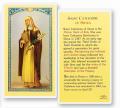  "Saint Catherine of Siena" Laminated Prayer/Holy Card (25 pc) 
