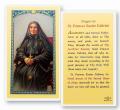 "Prayer to St. Frances Xavier Cabrini" Laminated Prayer/Holy Card (25 pc) 